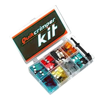 Fuse Kit Quikcrimp 100pcs And Fuse Puller 7 Different Fuse sizes