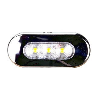 Clearance Light LED Red/Amber BR10 Series 10-30V 75x32x11mm Clear Lens Fixed Mount