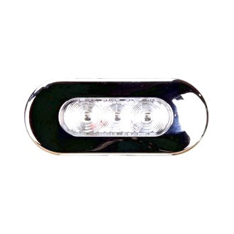 Clearance Light LED White BR10 Series 10-30V 75x32x11mm Clear Lens Fixed Mount 0.5m