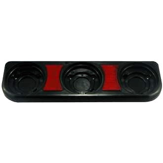 Triple Top Surface Mounting Bracket Black Suit 120 Series