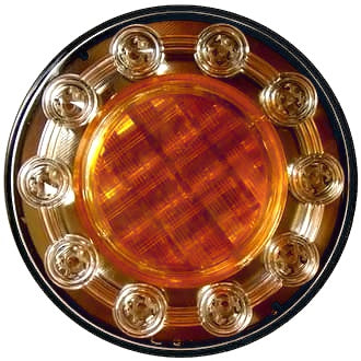 LED Rear Indicator Lamp 10-30V Surface Mount 100mm