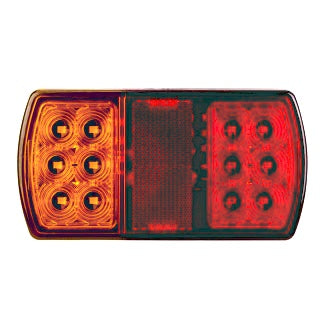 LED Rear Combination Lamp 10-30V Stop/Tail/Ind/Ref Surface Mnt 150x80mm [1 pc]