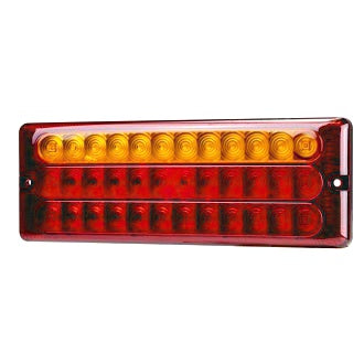 LED Rear Combination Lamp 10-30V Stop/Tail/Ind Surface Mount 275 x 100 x 21mm