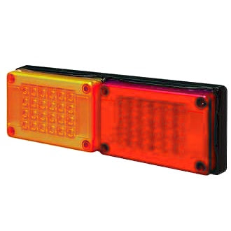 LED Rear Combination Lamp 10-30V Stop/Tail/Ind Jumbo Twin Surface Mount 402x132mm