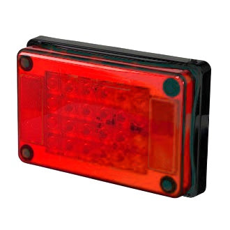 LED Stop/Tail Lamp 10-30V Stop/Tail Jumbo Single Surface Mount 202x132mm