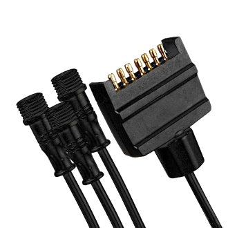 LEDLink Trailer Wiring Harness Kit suits 6X4 Standard Traile rs with 7 Pin Flat Plug (No Li