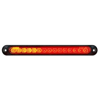 LED Rear Combination Lamp 12V Stop/Tail/ind Strip Surface Mount 252x28mm