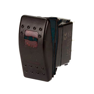 Switch Rocker 12V 20A 24V 10A OFF/ON SPST Red illumination 1 0 Pack