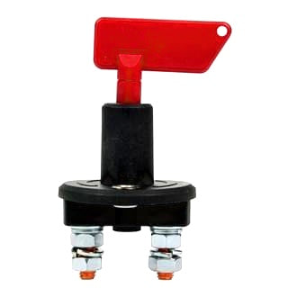 Battery Master Switch 12/24V 100A Single Pole On/Off with Removable Handle