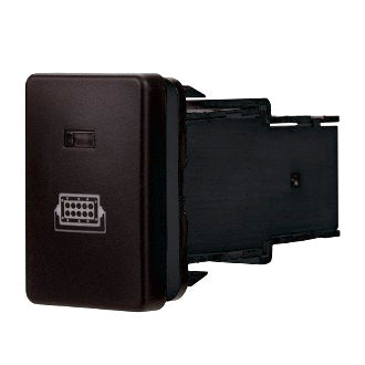 Switch Push Lock 12V Suit Toyota Landcruiser 200 Series Blue LED Bar Light Symbol