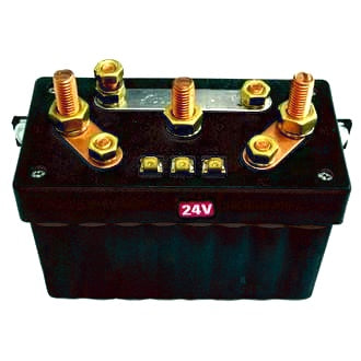 Solenoid Reversible Motor 24V 75A Plastic Body Side Mount Suits Most 3 Post Motors