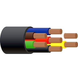 Trailer Cable 7 Core 2mm Black 30m