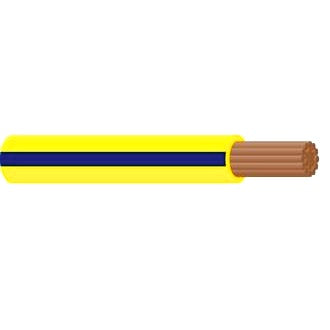 Single Core Cable 4mm Yellow/Blue Trace 30m