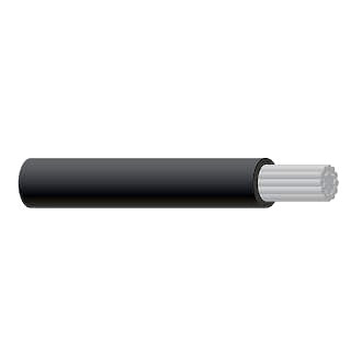 Single Core Marine Cable 4mm Black 50m