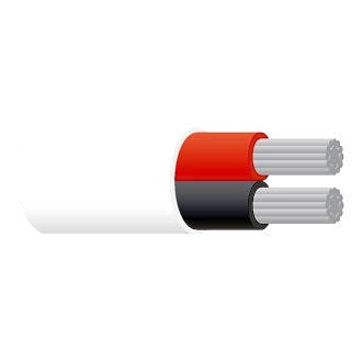 Twin Sheath Marine Cable 4mm White 30m