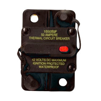 Thermal Circuit Breaker 12-42V 50A Manual Reset Type III Surface Mount IP67