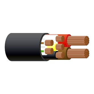 Trailer Cable EBS 7 Core 5 x 1.5mm & 2 x 4mm 30m