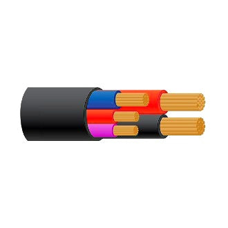 Composite Cable 5 Core 2 x 6 B&S Black/Red] 1 x 5mm Blue 2 x 3mm Red/Violet 40m