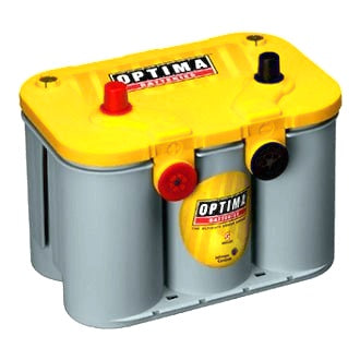 Battery Spiral AGM D34/78 750CCA 12V 55AH Deep Cycle Yellow Top
