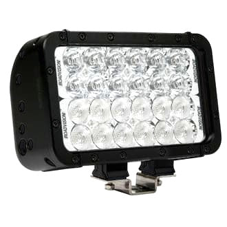 LED Work Lamp Dual Flood/Spot Rect 9-32V 24 LED IP68 4320lm 72W Black Housing