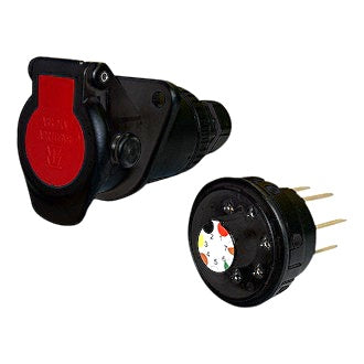 EBS Trailer Socket 24V 9-16mm Screw Contacts