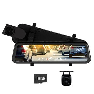 Gator Reverse Camera Kit Mirro r Mount 9in Display 12V With Touch Screen HD Display