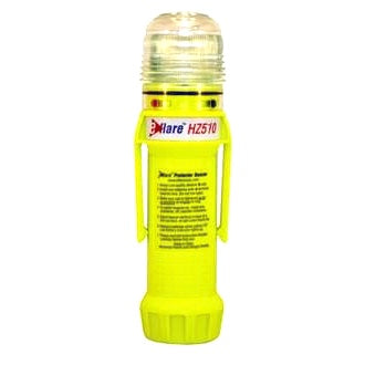 Eflare Red 8 LED Flashing With Rubber Base IP66 & Hazmat Certified