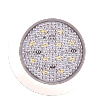 LED Interior Lamp Round White Surface Mount 12V 70mm x 14mm Cool White 6000K White Bracket