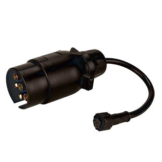 LEDLink 7 Pin Small Round Trailer Plug to 5 Pin Female LEDLink Connector 150mm Lead