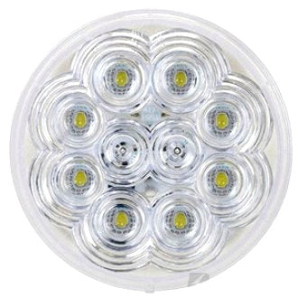LED Work Light 4in Round 9-32V 9 LED 300lm IP67 Grommet Mount LumenX Series