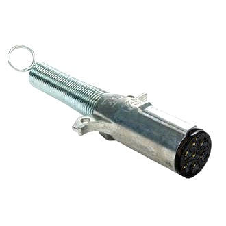 Trailer Plug 7 Pin H/Duty J560 with Guard Pollak
