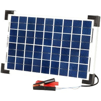 Solar Panel Battery Charger 12V 10W with Blocking Diode