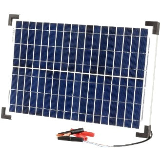 Solar Panel Battery Charger 12V 20W with Blocking Diode