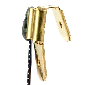 Crimp Terminal Piggyback Male Female 6.4mm x 0.8mm Uninsulated Pack 100