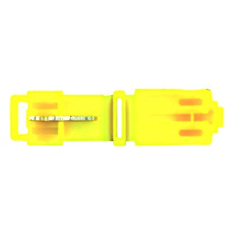 Crimp Terminal Power Takeoff 5-6mm Yellow Pkt 100