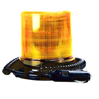 LED Beacon RB130 Series 10-36V Amber Magnetic Mount 10W Simulated Rotating