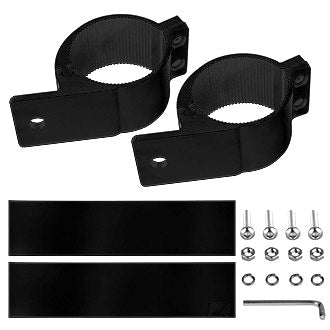 Bull Bar Clamp 60-65mm 2.5in Suits Bar & Work Light Tubular Black