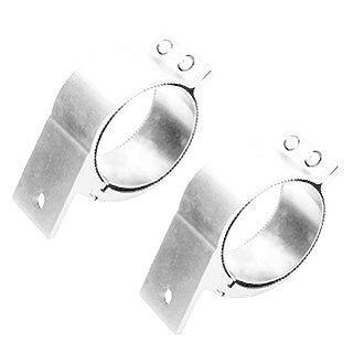 Bull Bar Clamp 76-81mm 3in Suits Bar & Work Light Tubular Silver