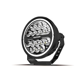 LED Driving Light 7in Stealth 9-32V 16x3W <68W <5130lm TMT Spot Beam + Halo Ring S7