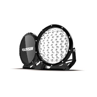 LED Driving Light Set 9in DLE 11-32V 32x5W 160W 10200lm IP68 Spot Beam + Covers Pair Lights