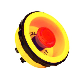 Emergency Stop Switch Push Button Latching Twist Release NO+NC Contacts Recessed Mount