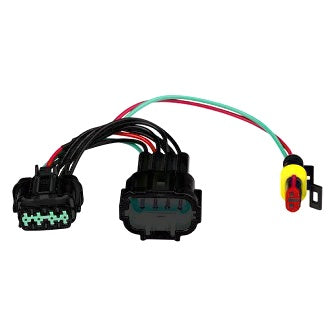 High Beam Patch Harness Suits Nissan Navara NP300 With Factory LED Headlights [8 Pin]