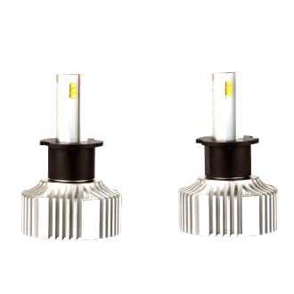 LED Headlamp Conversion Kit V2 10-30V H3 18W 5700K +140% More Light + 12V T10 LED