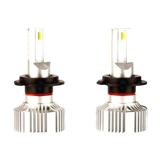 LED Headlamp Conversion Kit V2 10-30V H7 18W 5700K +140% More Light + 12V T10 LED