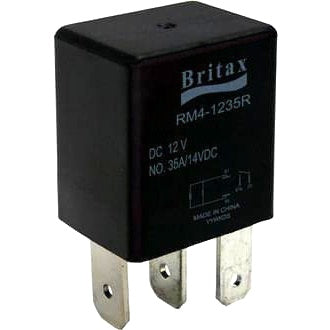 Relay Micro 12V 35A 4 Pin N/O Contacts SPST Resistor Protected