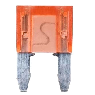 Mini Blade Fuse 7.5A Brown 10 Pack