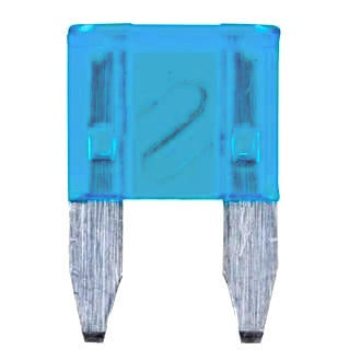 Mini Blade Fuse 15A Blue 10 Pack