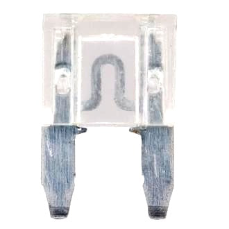 Mini Blade Fuse 25A Clear 10 Pack