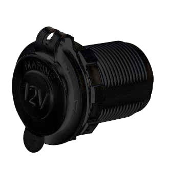 DC Accessory/Cigarette Socket 12/24V 20/10A Input/Output Single Flush Mount