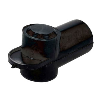 Insulator Terminal Cover Black 3 - 6mm Cable 12mm Ring Flat Top Standard Profile & Length